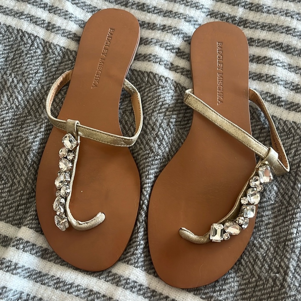 Badgley mischika jeweled sandals